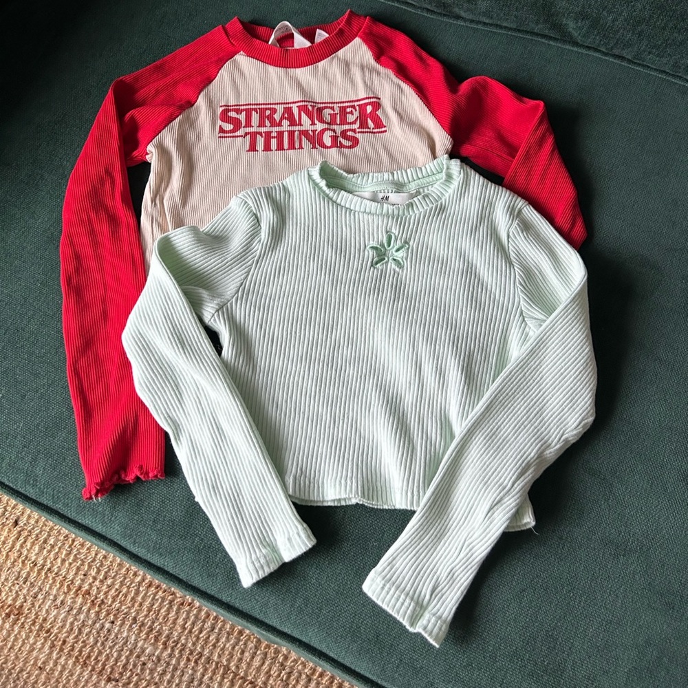Stranger thing top and flower top
